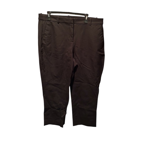 J. Crew Factory Kallie Straight Leg Pants in Black Size 16 - Picture 1 of 7